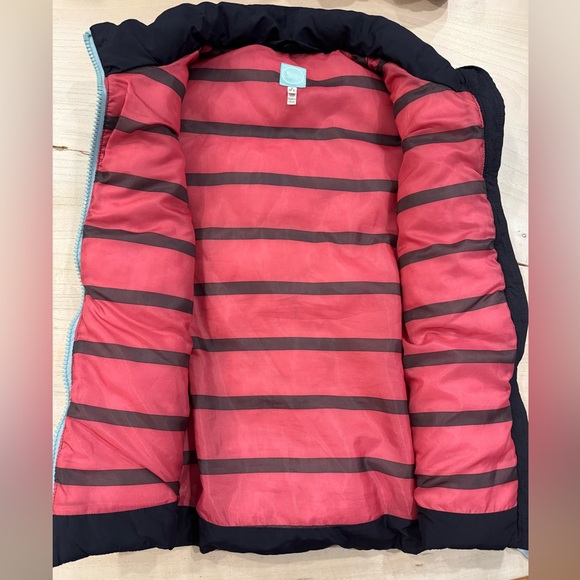 EUC Joules padded women’s navy and fuchsia pink vest. US size 8. - Picture 4 of 7